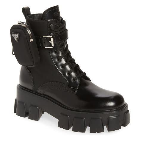 prada combat boots with pouch price philippines|prada black chunky combat boots.